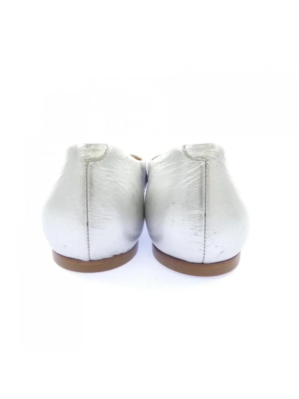 Chanel Flat Sneakers Silver